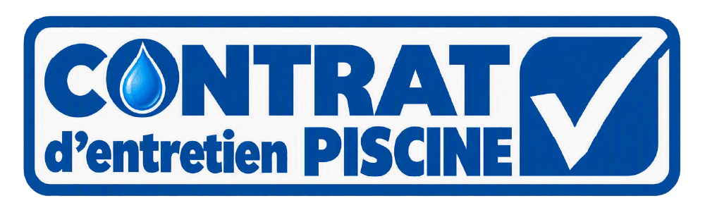 Logo contrat d'entretien de piscine